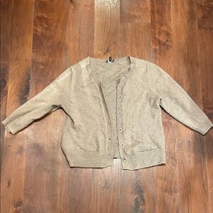 Cashmere Eileen Fisher Beige Cardigan